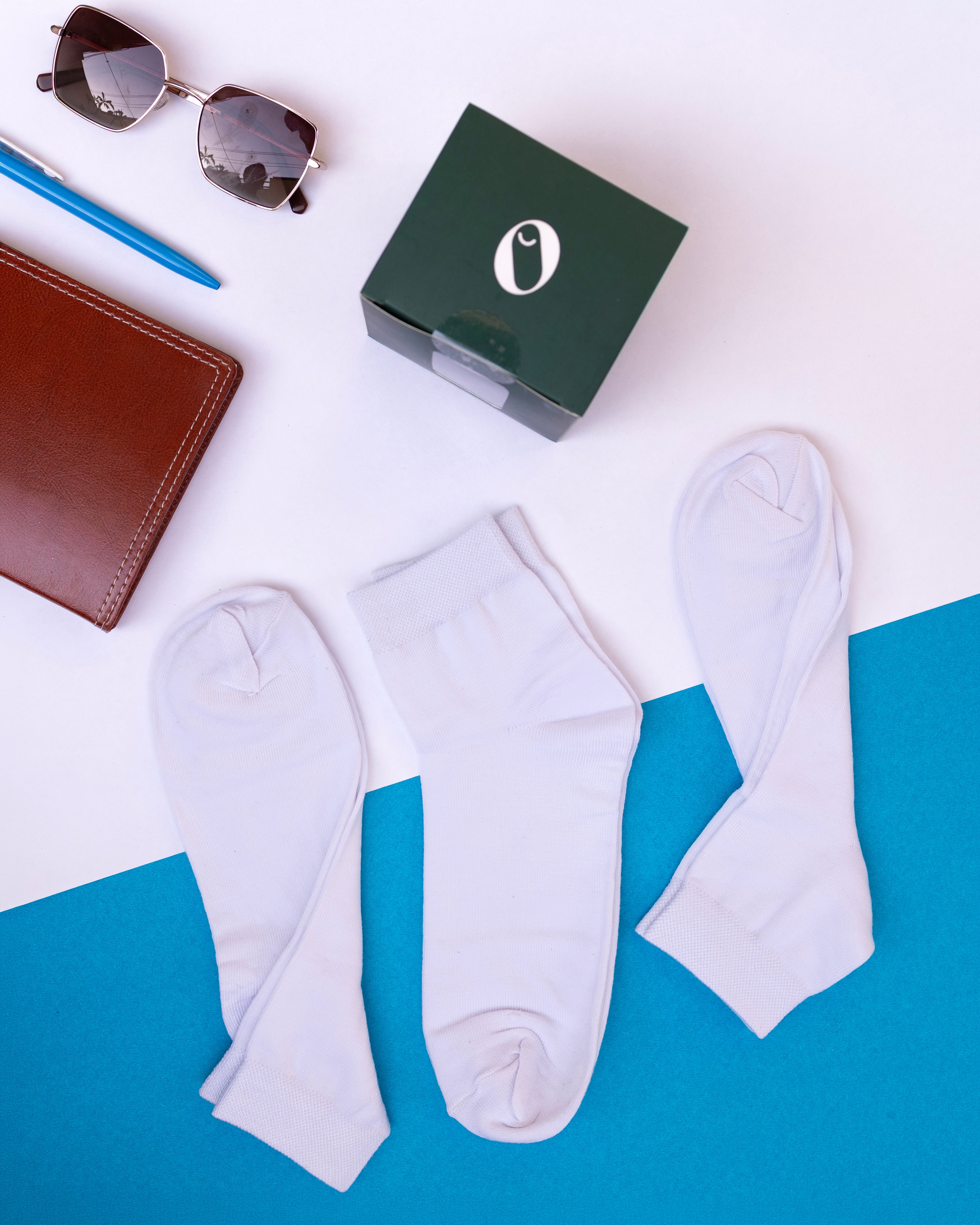 Plains (Single Color) - Pack of 3 Ankle Socks
