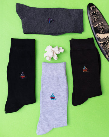 Ship Full - Pack of 3 Full Socks