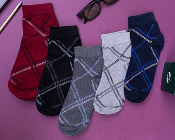 Steps Ankle - Pack of 3 Premium Socks