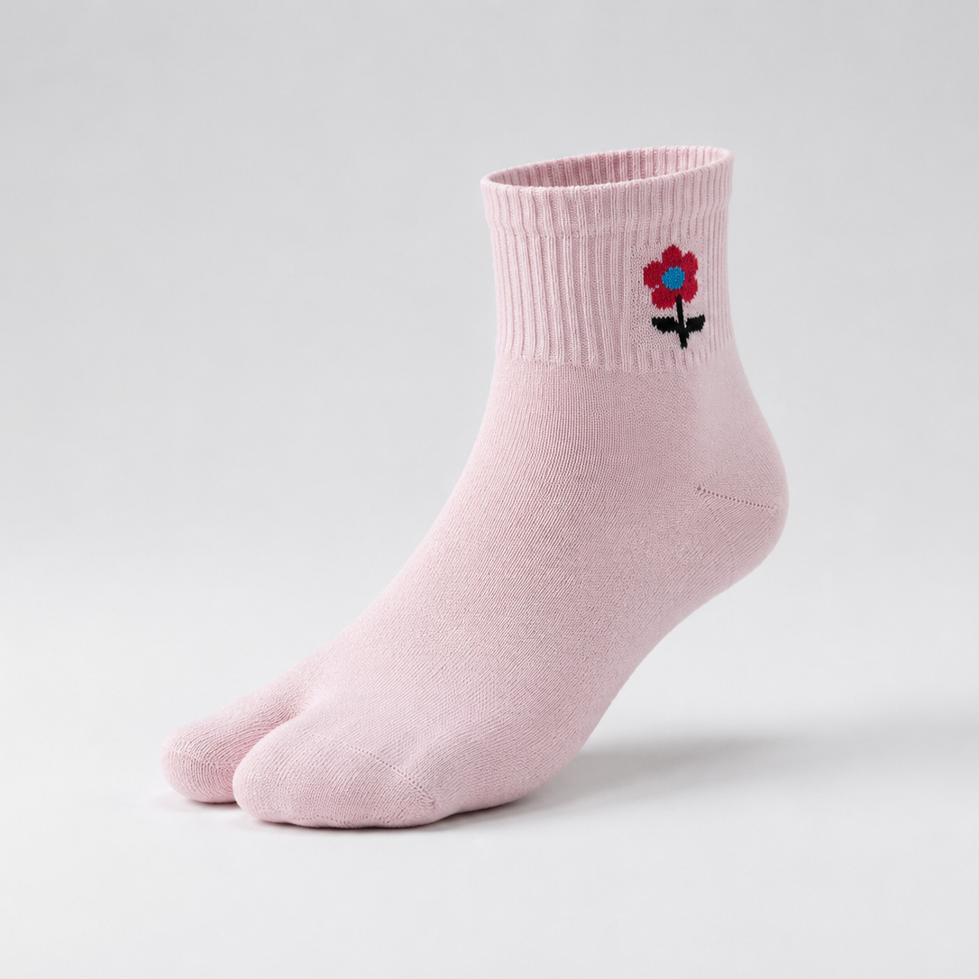 Flower Toe Women Ankle - Pack of 3 Socks