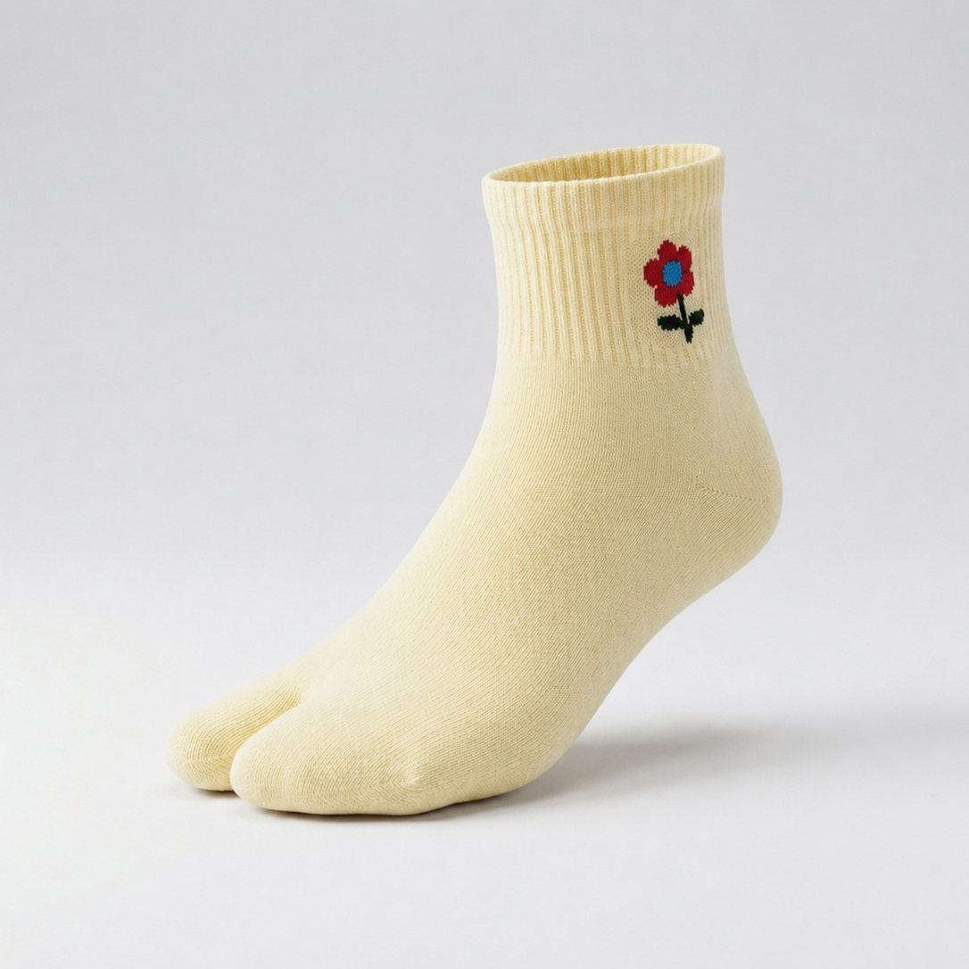 Flower Toe Women Ankle - Pack of 3 Socks