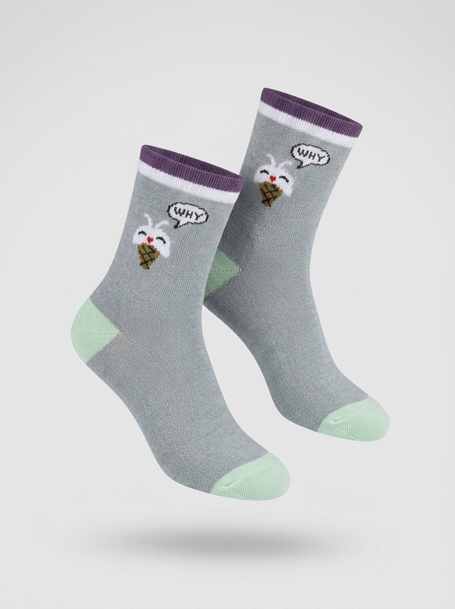Kids Ice Cream - Pack of 5 Kids Socks
