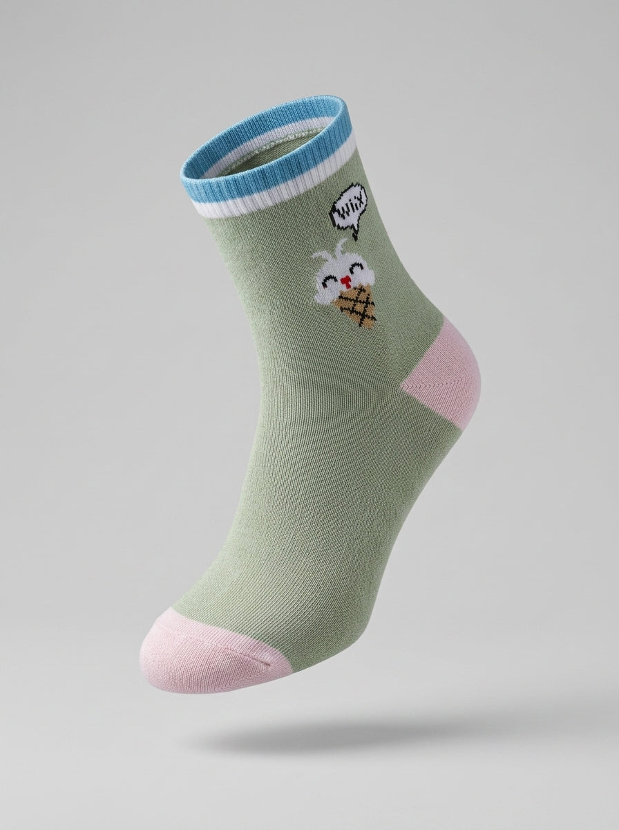 Kids Ice Cream - Pack of 5 Kids Socks